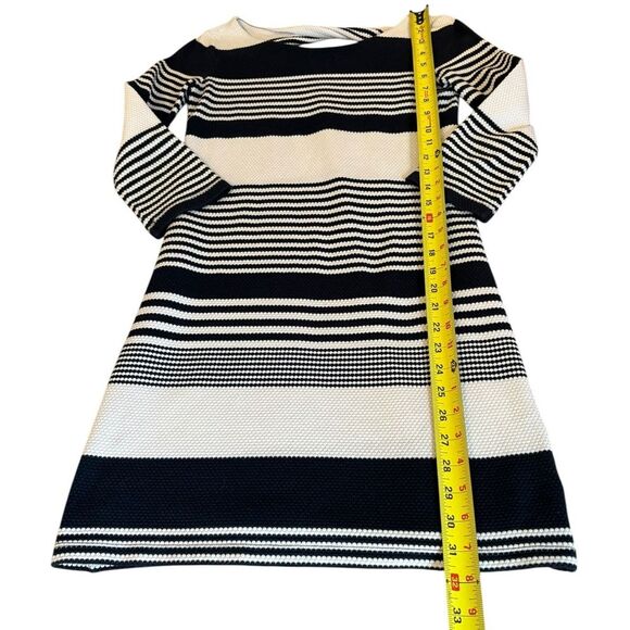 Lilly Pulitzer Marlowe Dress Mini Textured Knit Striped Navy White Womens XXS - Picture 10 of 10